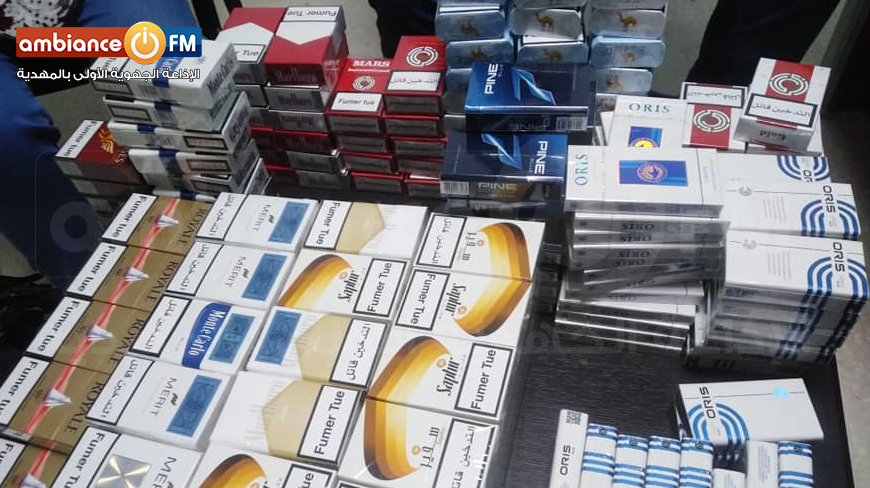 المهدية: حجز كميات من السجائر المهربة